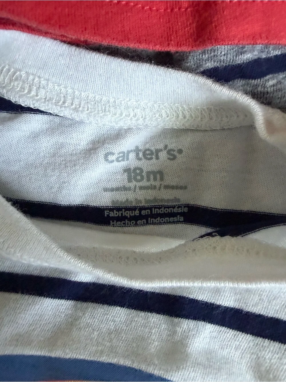 Carter's Multi-Color Kids Long-Sleeve Tee Bundle - Red, Blue, Green, Black